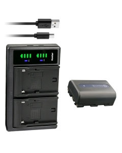 Kastar 1-Pack NP-FM50 Battery and LTD2 USB Charger Replacement for Sony DCR-HC14, DCR-HC15, DCR-HC88, DCR-PC6, DCR-PC8, DCR-PC9, DCR-PC100, DCR-PC101, DCR-PC103, DCR-PC104, DCR-PC105, DCR-PC110 Camera