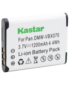 Kastar VW-VBX070 Battery 1 Pack for Pentax D-Li88 Panasonic VW-VBX070 Sanyo DB-L80 DB-L80AU & Pentax Optio H90 P70 P80 W90 WS80 Panasonic HX-DC1 DC2 DC10 DC15 WA10 HM-TA2 TA20 Camera