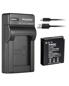 Kastar 1-Pack Battery + Slim USB Charger for Kodak LB-080 NCA-K/102 Spare Battery, Kodak PIXPRO SP1, SP1 HD, SP1-YL3, PlaySport Zx5, PIXPRO SP360, PIXPRO SP360 4K, PIXPRO ORBIT360 4K Camera