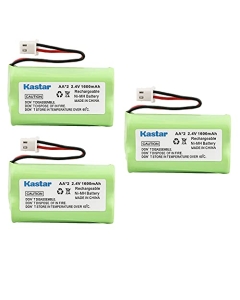 Kastar 3 Pack AAX2 2.4V Phone Battery for Sony: BP-T50, BPT50, BP-T51, BPT51, BP-TR10, BPTR10, Vtech: BT175242, BT-175242, BT275242, BT-275242, 6119, 6128, 6129, 89-1341-00-00, 8913410000