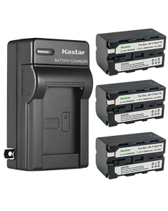 Kastar 3-Pack Battery and AC Wall Charger Replacement for Sony CCD-TRV92 CCD-TRV93 CCD-TRV930 CCD-TRV94 CCD-TRV940 CCD-TRV95 CCD-TRV97 CCD-TRV98 CCD-TRV99 DSC-D770 CRX10U CVX-V18NS CVX-V18NSP