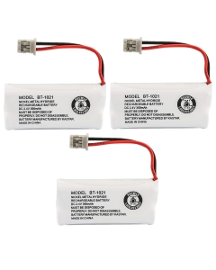 New Genuine OEM Uniden BT-1021 BBTG0798001 Cordless Handset Rechargeable Battery (3-Pack)