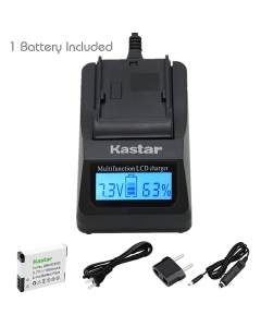 Kastar Fast Charger and Battery 1 Pack for Panasonic DMW-BCM13 DMW-BCM13PP & Lumix DMC-FT5 DMC-LZ40 DMC-TS5 DMC-TZ37 DMC-TZ40 DMC-TZ41 Lumix DMC-TZ55 DMC-TZ60 Lumix DMC-ZS27 DMC-ZS30 DMC-ZS35 DMC-ZS40