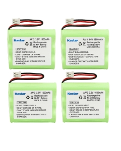 Kastar 4-Pack Ni-MH Battery 3.6V 1600mAh Replacement for Flagpole Solar Light Battery, Flag Pole Light Waterproof Battery