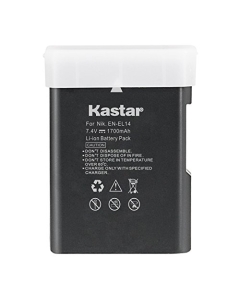 Kastar Battery 1 Pack for Nikon EN-EL14, EN-EL14a and Nikon Coolpix P7000, P7100, P7700, P7800, D3100, D3200, D3300, D3400, D5100, D5300, D5500, D5600, Df DSLR Cameras (Black)