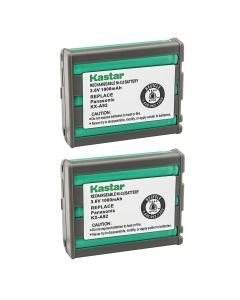 Kastar Cordless Battery (2 Pack), Ni-MH 3.6V 1000mAh, Replacement for Panasonic Type 92 P-P592 P-P592PA KX-A92 KXA92 KX-F900 KX-FMC230 KX-TC900 KX-TC900B KX-TC900DB KX-TC900DW, AT&T: 24893, BATT-A92