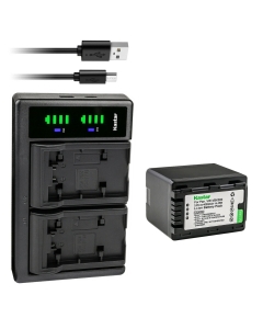 Kastar 1-Pack VW-VBK360 Battery and LTD2 USB Charger Replacement for Panasonic VW-VBK360, VW-VBK180, VW-VBL090, VW-VBL180, SDR-T50K, SDR-T50P, SDR-T50PC, SDR-T55, SDR-T55P, SDR-T55PC, SDR-T55K
