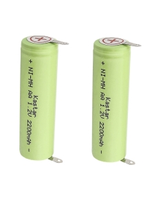 Kastar 2-Pack 1.2V 2200MAh Ni-MH Battery Compatible with Braun 4515 4520 4525 4550 4550cc 5311 5312 5314 5317 540 5414 5415 5416 5417 5427 5443 5444 5446 5510 5515 5520 5525 5550 570 6522 6525