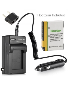 Kastar KLIC-7002 Battery (1-Pack) + Charger for Kodak EasyShare V530, EasyShare V530 Zoom, EasyShare V603, EasyShare V603 Zoom Cameras