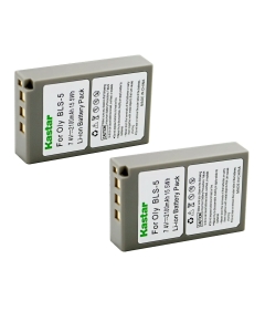 Kastar Battery 2-Pack Replacement for Olympus BLS-5, PS-BLS5 Battery, Olympus E-400, E-410, E-420, E-450, E-600, E-620, E-P1, E-P2, E-P3, E-PL1, E-PL1s, E-PL2, E-PL3, E-PL5, Stylus 1 Camera