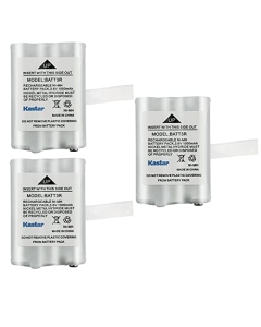 Kastar 3 Pack BATT3R Battery Replacement for Midland BATT3R BATT-3R, AVP14 MID-AVP14, LXT600 LXT-600, LXT630 LXT-630, LXT630X3 LXT-630X3, LXT633 LXT-633, T50, T60, T51, T61, T55, T65, X-Talker Radios