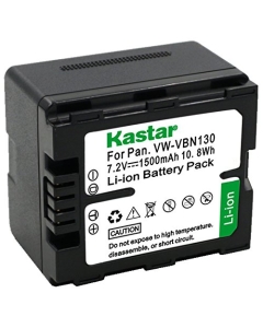 Kastar Battery Replacement for Panasonic VW-VBN130, HC-X800, HC-X900, HC-X900M, HC-X910, HC-X920, HC-X920M, HDC-HS900, HDC-SD800, HDC-SD900, HDC-TM900 Cameras