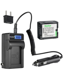 Kastar 1-Pack CGA-DU07 Battery and LCD AC Charger Compatible with Panasonic NV-GS320, NV-GS328, NV-GS330, NV-GS400, NV-GS408, NV-GS500, NV-GS508, NV-MX500A, PV-GS19, PV-GS29, PV-GS31, PV-GS33