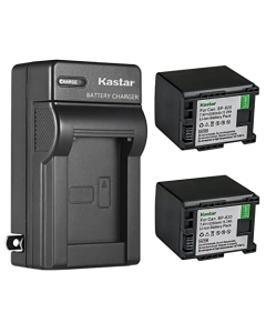 Kastar 2-Pack BP-820 Battery and AC Wall Charger Replacement for Canon XA60, Canon XA65, Canon XA70, Canon XA75, Canon VIXIA HF G70 Cameras