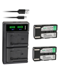 Kastar 2-Pack SB-LSM80 Battery and LTD2 USB Charger Replacement for Samsung SC-D263 SC-D351 SC-D352 SC-D353 SC-D354 SC-D355 SC-D357 SC-D362 SC-D363 SC-D364 SC-D365 SC-D366 SC-D371 SC-D372 SC-D375