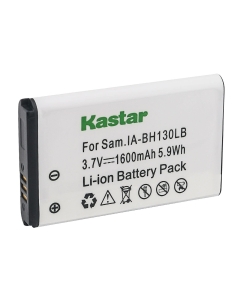 Kastar IA-BH130LB Battery 1-Pack Replacement for Samsung BPBH130LB IA-BH130LB IA-LH130LB Battery, Samsung SMX-K40 SMX-K40LN SMXC13GP SMXC13LN SMXC13 SMX-K44 SMX-K44BP SMX-K44BN SMX-K44LN K44LP Camera