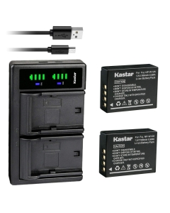 Kastar 2-Pack Battery and LTD2 USB Charger Replacement for Fujifilm NP-W126, NP-W126s Battery, BC-W126 Charger, Fujifilm X-M1, X-T1, X-T2, X-T3, X-T4, X-T10, X-T20, X-T30, X-T100, X-T200 Camera