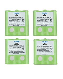 Kastar 4-Pack Two-Way Radio Battery 4.8V 1000mAh Replacement for Cobra FRS310W FRS315 FRS70 FRS80 FRS85 GA-CM GA-CR GA-CT GP35AAAK4BX IXNN4002A Maxxon ACC510 Maxxon ACC511 Maxxon PMR508