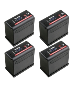Kastar 4-Pack BP-980GPRO Battery 7.4V 8700mAh Replacement for Canon BP-980G PRO, BP-970 BP-970G BP-975, BP-945 BP-950 BP-950G BP-955, BP-930 BP-935, BP-925, BP-911 BP-911K BP-914 BP-915 Battery