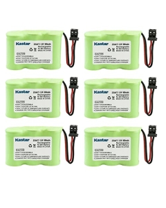 Kastar 6-Pack 2/3AA 3.6V 800mAh Ni-MH Battery Replacement for T-5000 T5000 FF-675 FT-6203 TRB-6500, GE 52310 52311 53304 29519A 29630A 52189A BT11 BT-11 GE29630A 5-2310 5-2311 5-3304 2-9519A
