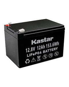 Kastar 12.8V 12Ah 153.6Wh LifePO4 Lithium Iron Phosphate Deep Cycle Rechargeable Battery | 2500-7000 Life Cycles | Built-in BMS | Perfect for RV, Solar, Marine, Overland, Off-Grid Applications