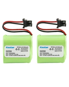 Kastar 2-Pack Battery Replacement for Panasonic P-P305 P-P305A P-P305A/1B P-P305PA TYPE 14 Battery, Panasonic KX-TC1025 KX-TC1026 KX-TC1040 KX-TC1040W KX-TC1045 KX-TC911 KX-TCM1004 KX-TCM939 KX-TCM941