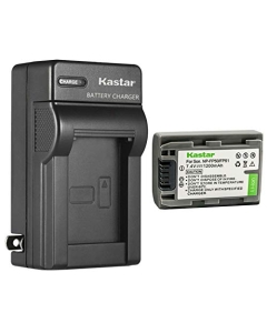 Kastar 1Pack Battery and AC Wall Charger Replacement for Sony DCR-HC26, DCR-HC30, DCR-HC32, DCR-HC33, DCR-HC35, DCR-HC36, DCR-HC39, DCR-HC40, DCR-HC41, DCR-HC42, DCR-HC43, DCR-HC44, DCR-HC46, DCR-HC65
