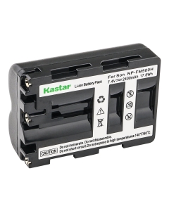 Kastar Battery (1-Pack) for Sony NP-FM500H and DSLR-A100, A200, A300, A350, A450, A500, A550, A560, A580, A700, A850, A900, Alpha SLT A57, A58, A65, A65V, A77, A77V, A77 II, A77M2, A99, A99V, CLM-V55