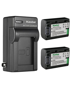 Kastar 2-Pack NP-180 Battery and AC Wall Charger Replacement for Minolta MN2K50NV 2.7K Quad HD /48MP, MN4K25NV 4K Ultra HD, MN4K20NV 4K Ultra HD, MN2K10NV 2.7K Quad HD /48MP IR Night Vision Camcorder