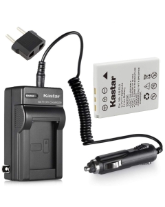 Kastar 1 Pack Battery and Charger with Car Adapter for Nikon EN-EL8 and Nikon Coolpix P1 P2 Coolpix S1 S2 S3 S5 S6 S7 S7c S8 S9 Coolpix S50 S50c Coolpix S51 S51c S52 S52c Cool-Station MV-11 MV-12