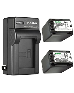 Kastar 2-Pack VBT380 Battery and AC Wall Charger Replacement for Panasonic VW-VBT380, VW-ACT380, VW-VBT190, VW-ACT190 Battery, Panasonic VW-BC10, VW-BC10-K, VW-BC10PP, VW-PWPK Charger