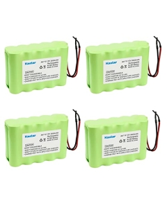 Kastar 4-Pack AA 12V 2000mAh (10xAA) Ni-MH Battery Pack with Two Wires Lead for DIY
