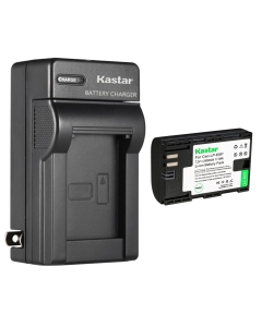 Kastar 1-Pack LP-E6P Battery and AC Wall Charger Replacement for Canon LP-E6 LP-E6NH LP-E6P Rechargeable High-amperage Lithium-ion Battery, LC-E6 LC-E6E Charger, Canon EOS R5 Mark II Mirrorless Camera