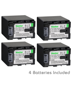 Kastar Battery 4-Pack for JVC BN-VG138 VG138U VG138US and JVC EverioGZ-HD520 GZ-HD550 GZ-HD620 GZ-HD750 GZ-HD760 GZ-HM30 GZ-HM33 GZ-HM35 GZ-HM40 GZ-HM50 GZ-HM65 GZ-HM300 GZ-HM310 GZ-HM320 GZ-HM330