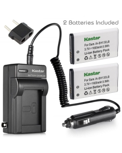 Kastar Battery (2-Pack) and Charger Kit for Samsung IA-BH130LB BH130LB and Samsung SMX-C10, SMX-C14, SMX-C20, SMX-C24, SMX-K40, SMX-K44, SMX-K45 Cameras