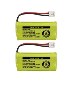 Kastar 2-Pack BT184342 / BT284342 Battery Replacement for AT&T BT6010 BT-6010 BT8000 BT-8000 BT8001 BT-8001 BT8300 BT-8300 BT18433 BT-18433 BT184342 BT-184342 BT28433 BT-28433 BT284342 BT-284342