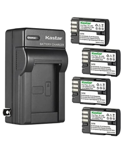 Kastar 4-Pack D-LI90 Battery and AC Wall Charger Replacement for Pentax D-Li90 Battery, Pentax 645D, 645Z, 645Z IR, K-01 K01, K-1, K-1 Limited Silver, K-3, K-3 II, K-5 K5, K-5 II, K-5 IIs, K-7 K7