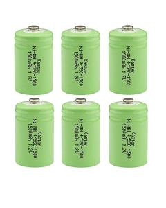Kastar 6 Pcs Ni-MH Battery 1.2V 1500mAh Replacement for Wah 00745-301 00745301 93148-100 93148100 415745-101 415745101 9816 9916 9918 9920 9925 9940 9326 9020 7060 Razor/Trimmer/Clipper/Shaver