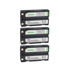 Kastar 3-Pack D-Li1 Battery Replacement for Trimble 29518 38403 46607 52030 52030 54344, Trimble TELXON Data Collector GPS, HP PhotoSmart 912, PhotoSmart 912xi, PhotoSmart C912, HP C8872A