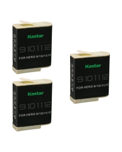 Kastar Battery 3-Pack Replacement for GoPro HERO12 Hero 12 Black Action Camera, GoPro ADDBD-212 ADBAT-001 ADDBD-001 Battery