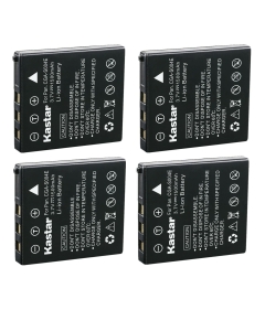 Kastar 4-Pack Battery Replacement for Panasonic DMW-BCB7, CGA-S004, CGA-S004A, CGA-S004A/1B, CGA-S004E/1B Battery, Panasonic DE-992, DE-992a Charger, Panasonic Lumix DMC-FX2, Lumix DMC-FX7 Camera