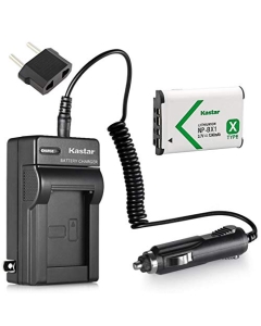 Kastar Battery and Charger Replacement for Sony NP-BX1, M8 and Cyber-Shot DSC-HX50V, HX300, RX1, RX1R, RX100, RX100M, RX100M3, WX300, HDR-AS10, AS15, AS30V, AS100V, AS100VR, CX240, MV1, PJ275 Camera