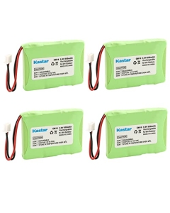 Kastar 4-Pack Battery 3.6V 550mAh Replacement for Aastra 23-0022-00, E0062-0068-0000, SN03043T-Ni-MH, Aastra 35ICT, 480i, 480i CT, 480iCT, 57i CT, 57ICT, 6757i CT, 6757ICT, 9480i CT, 9480ICT, CM-16