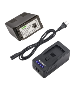 Kastar LED Super Fast Charger & Battery Replacement for Panasonic VW-VBG6 Panasonic AG-AC160A, AG-AC7, AG-AC130A, AG-AC160A, AG-HMC40, AG-HMC70, AG-HMC150, H68, H80, H90, H258, VDR-D50, D58, D310