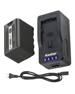 Kastar LED Super Fast Charger & Battery 1 Pack for Panasonic VW-VBD58 VW-VBD29 VW-VBD78, Panasonic AG-UX180 AG-UX90 AG-3DA1 AG-AC8 AG-DVC30 AG-HPX171 AG-HVX201 AJ-PCS060 HC-MDH2 HC-X1000 HDC-Z10000