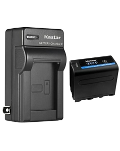 Kastar 1-Pack NP-F970PRO Battery 7.2V 8700mAh and AC Wall Charger Compatible with Son CCD-TRV41 CCD-TRV43 CCD-TRV45 CCD-TRV46 CCD-TRV47 CCD-TRV48 CCD-TRV49 CCD-TRV51 CCD-TRV510 CCD-TRV517 Camera