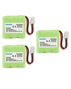 Kastar 3-Pack 3.6V 500mAh Ni-MH Battery Replacement for Bell South 33008, 33018, 33019, 33030, 33050, 33051, 33052, 33053, 33054, 3800, 3801, 3805, 3971, 3973 GP GP30AAAMECRML Cordless Phone