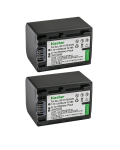 Kastar 2-Pack NP-FV70 Battery Replacement for Sony HDR-PJ200, HDR-PJ220, HDR-PJ230, HDR-PJ260, HDR-PJ26, HDR-PJ30, HDR-PJ320, HDR-PJ330, HDR-PJ340, HDR-PJ340E, HDR-PJ350, HDR-PJ380, HDR-PJ390 Camera