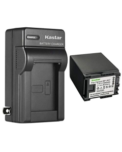 Kastar 1-Pack Battery and AC Wall Charger Replacement for Canon VIXIA HF100, VIXIA HF200, VIXIA HG30, VIXIA XA10 XA10 HD, FS10 Flash Memory Camcorder, FS100 Flash Memory, FS11 Flash Memory Camcorder