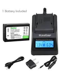 Kastar Ultra Fast Charger(3X Faster) Kit and BP-1410 Battery (1-Pack) for Samsung BP1410 and NX30 WB2200F Digital Cameras